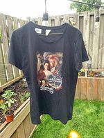 Front view showing entire T-shirt and Labyrinth graphic