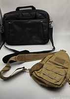 Both bags front view