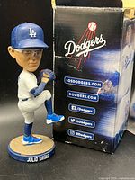 Bobblehead and box front view