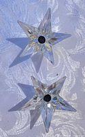 Top view showing star-shaped openings of both holders
