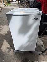 Front view of Arctic King compact refrigerator