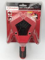 Front view of packaged Easytool 360° wire brush showing branding, model number 161000, and product inside