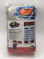 Front view of sealed package showing Super Mario Odyssey branding and size details