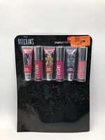 Front view of sealed Disney Villains lip gloss six-pack