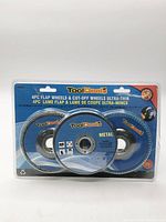Front view of sealed ToolDeal 4-piece wheel set