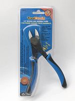 Front view of sealed ToolDeal 6.5-inch reverse grip diagonal pliers package