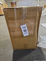 Sealed cardboard shipping box