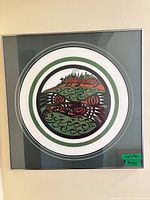 Front view of framed Charles W. Elliott Sea Eagle print