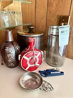 Group shot showing all items in the lot