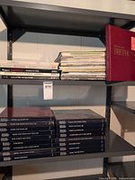 Shelf displaying Beethoven Bicentennial volumes, additional classical sets, Beethoven book
