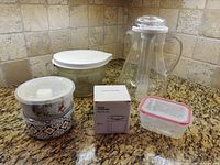 Group shot of all six kitchenware items