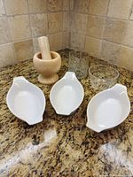 All items together on countertop