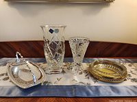 Group shot of all five items on table