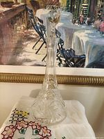 Full view of decanter with stopper in place