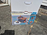 Box front showing Casabella Premium Edition Spin Cycle Mop branding and image