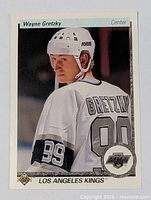 Front of Wayne Gretzky Upper Deck card