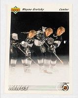 Front of 1991 Upper Deck Wayne Gretzky card