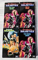 All four VHS tapes front covers visible
