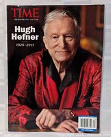 Front cover of TIME commemorative edition magazine featuring Hugh Hefner 1926-2017