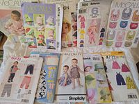 Group shot of all pattern envelopes front views