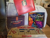 All four game boxes arranged together