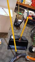 Full view of broom and dustpan set