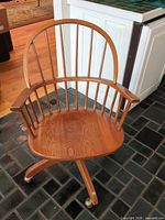 Full view of Nichols & Stone Windsor swivel office chair