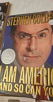 Close-up of Stephen Colbert hardcover front cover