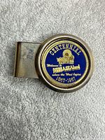 Front view showing blue enamel centennial design and overall finish