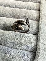 Front view showing twin dolphin heads and wrap design