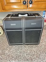 Closed case showing TEAC branded speaker covers