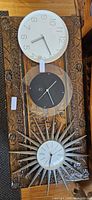 All three clocks displayed together