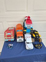 Group shot of all vehicles on table