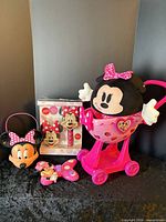 Group shot showing all five Minnie Mouse items