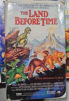 Front cover of The Land Before Time VHS case