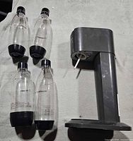Soda maker unit, four PET bottles