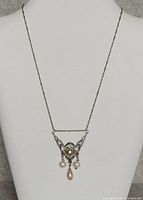 Full view of necklace on bust