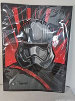 Front view of Captain Phasma silkscreen print in sleeve