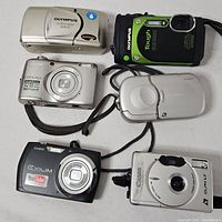 Top view showing six cameras laid out