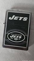 Front view showing Jets logo and graphics
