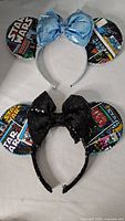 Both Star Wars ear headbands front view