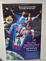 Front view of entire poster showing artwork and overall wear