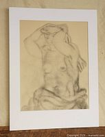 Full view of matted collotype print