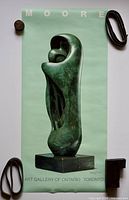 Full view of the signed Henry Moore Art Gallery of Ontario poster