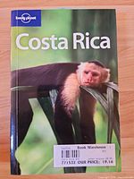 Front cover of Lonely Planet Costa Rica guidebook