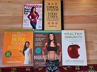 Group shot of all five books in lot