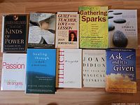 All ten books laid out two rows showing front covers and titles
