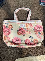 Front view of Cath Kidston floral tote bag