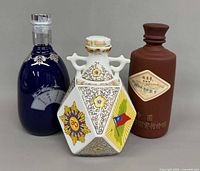 All three bottles front view