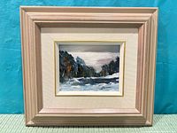Framed painting full view